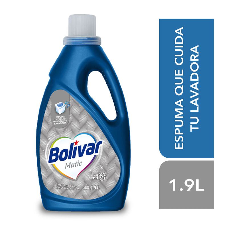 Detergente Líquido Bolívar Matic 1.9L 