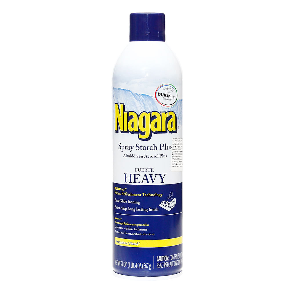 Almidón Niagara Heavy Professional Spray 20 Onzas , almidon liquido para  ropa