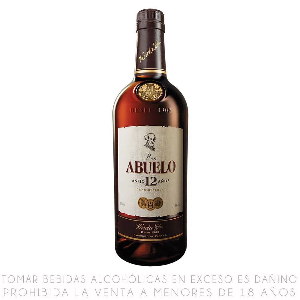 Ron Abuelo Gran Reserva 12 Años Botella 750ml