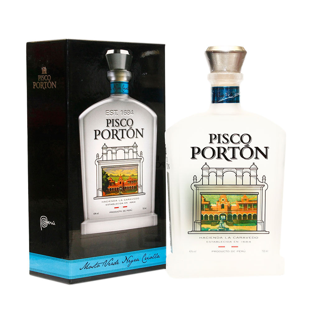 Pisco Portón Mosto Verde Negra Criolla Botella 750ml Metrope