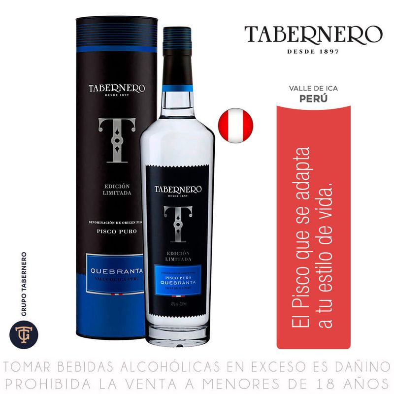 Tabernero Peruvian Pisco Italia (750ml)