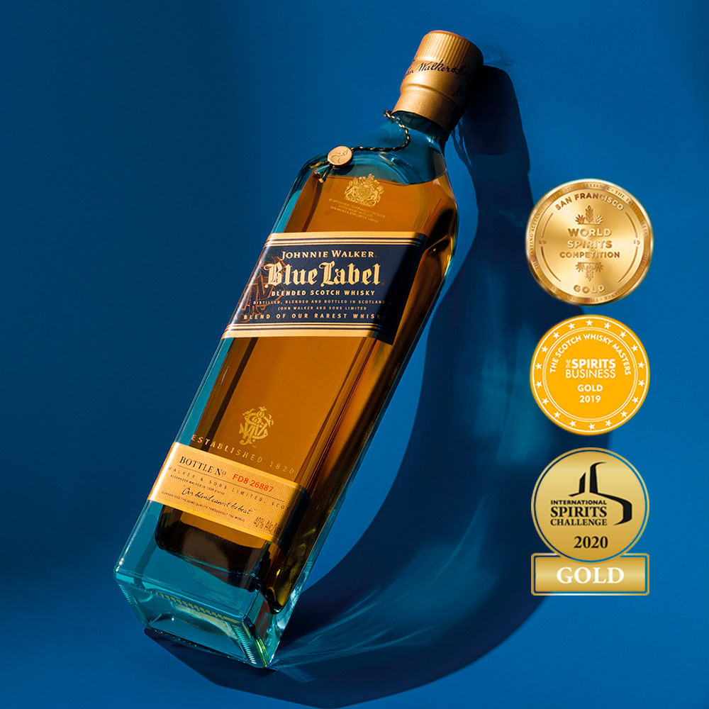 Whisky Johnnie Walker Blue Label Botella 750ml Metrope 3249