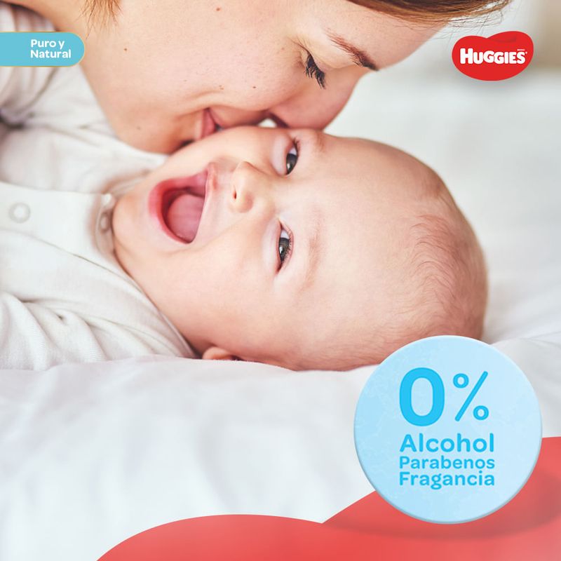 Toallitas Húmedas para Bebé HUGGIES Recién Nacido Paquete 48un