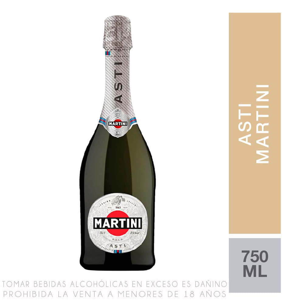 Espumante Dulce Martini Asti Botella 750ml Metro.pe