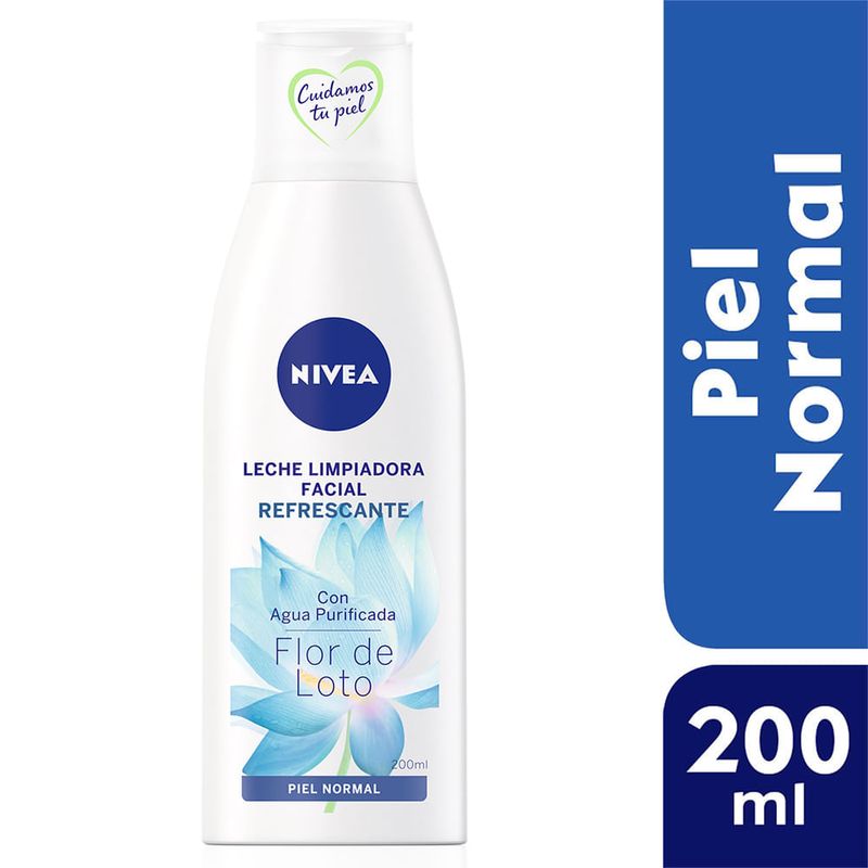 Leche Limpiadora Facial Nivea Refrescante Piel Normal 200ml 