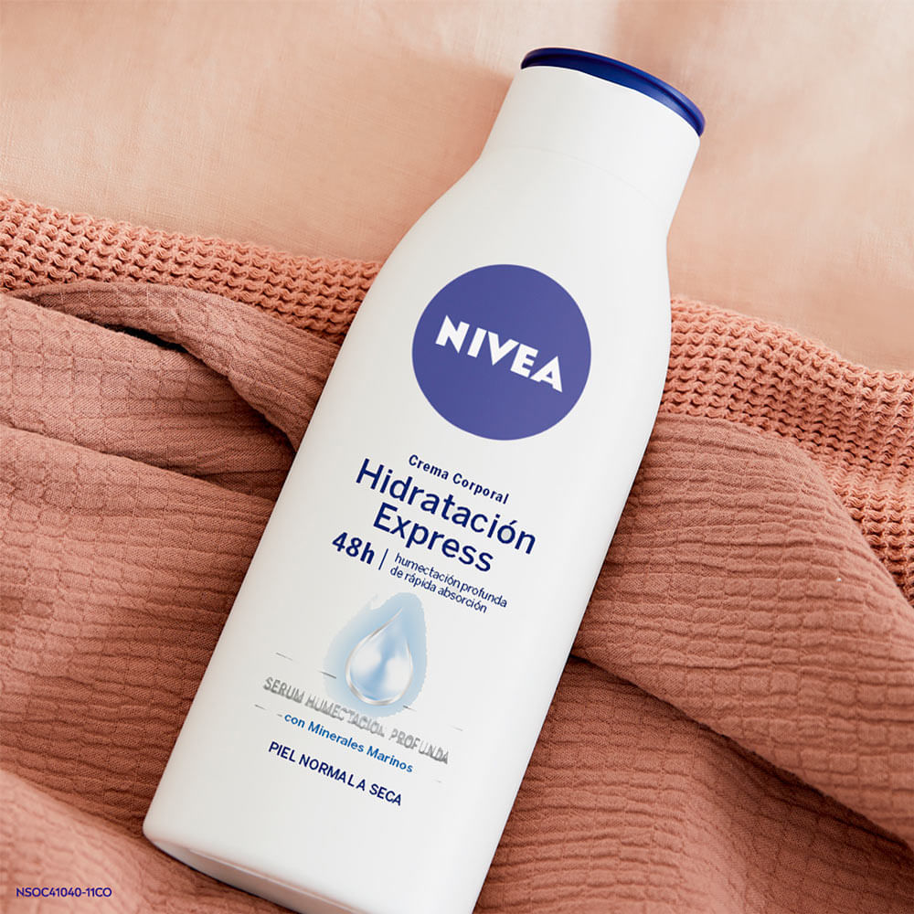 Crema Corporal Nivea Hidratación Express Piel Normal 400ml Metrope 3081