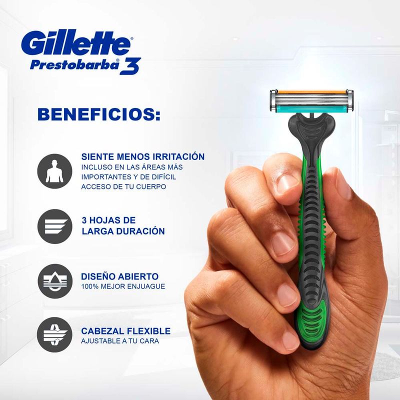 M-quina-de-Afeitar-Desechable-Body-Sense-Gillette-Prestobarba-3-Pack-4-unid-5-725