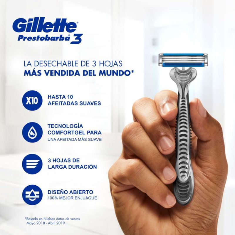Pack-x4-M-quina-de-Afeitar-Desechable-Gillette-Prestobarba-8-707