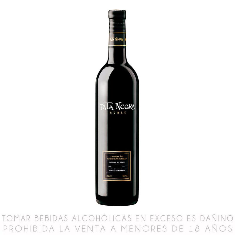 Vino Tinto Pata Negra Valdepeñas Reserva 750 ml Pata Negra Valdepeñas  Reserva