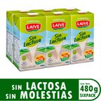 Pack x6 Mezcla Láctea Laive Sin Lactosa 480g