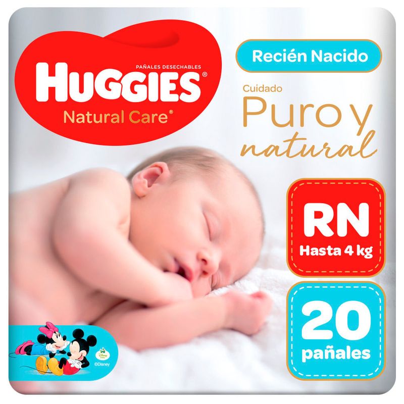 Babysec Recien Nacido Super Suave X 20 Un. Hasta 4 Kg.