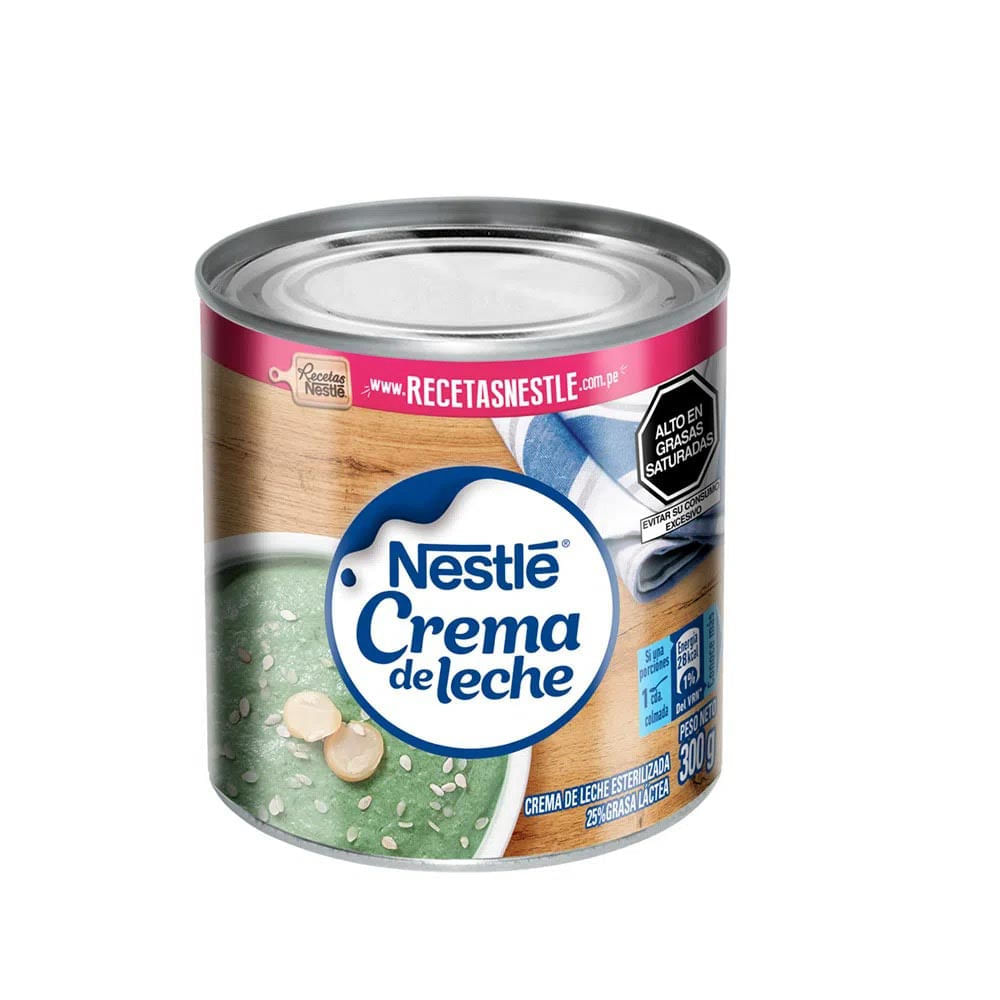 Crema de Leche Nestlé Lata 300 g Metro.pe