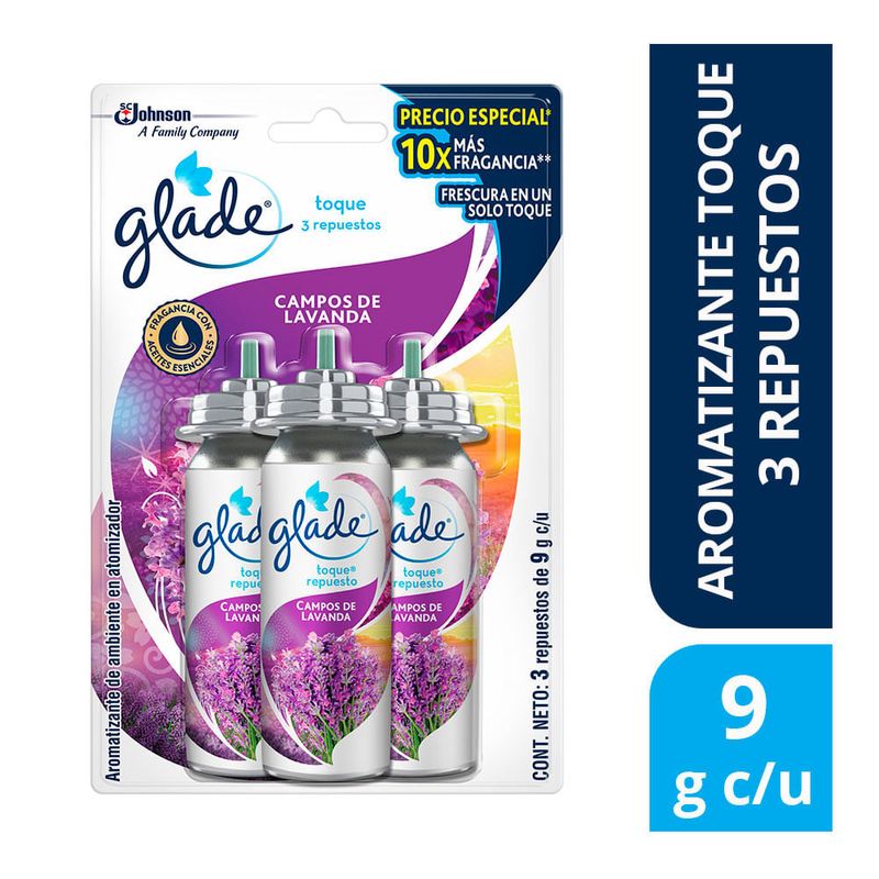 Aromatizador-en-Atomizador-Glade-Toque-Campos-de-Lavanda-Repuesto-9-g-Pack-3-unid-1-106925