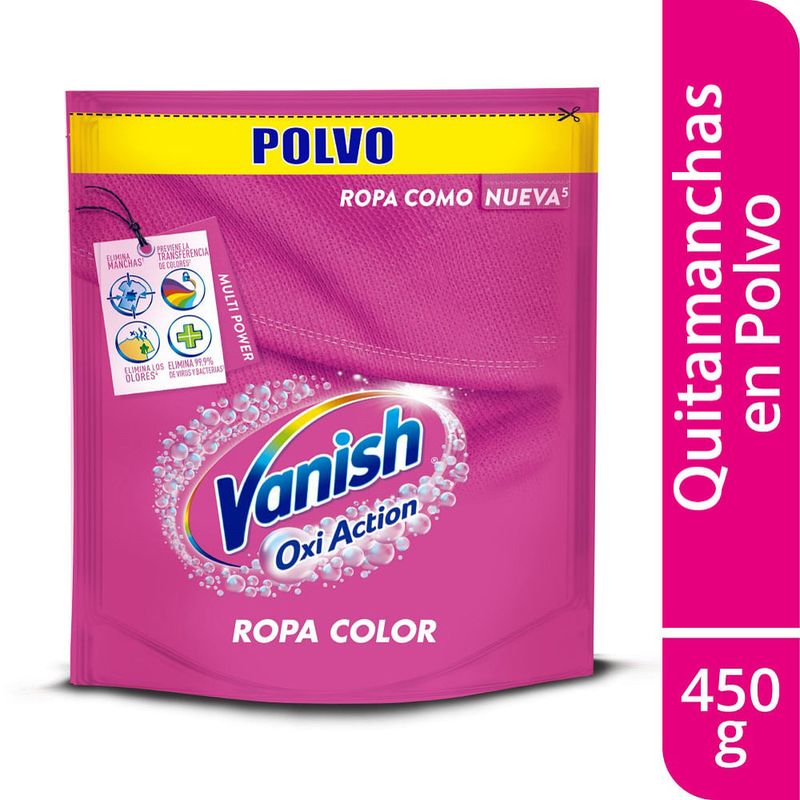 Comprar Quitamanchas Oxi Action ropa color en polvo bote 450 g