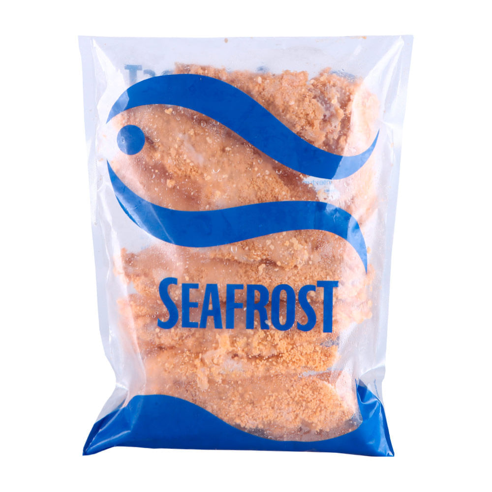 Filete de Merluza Empanizado Congelado Seafrost Bolsa 1 Kg 