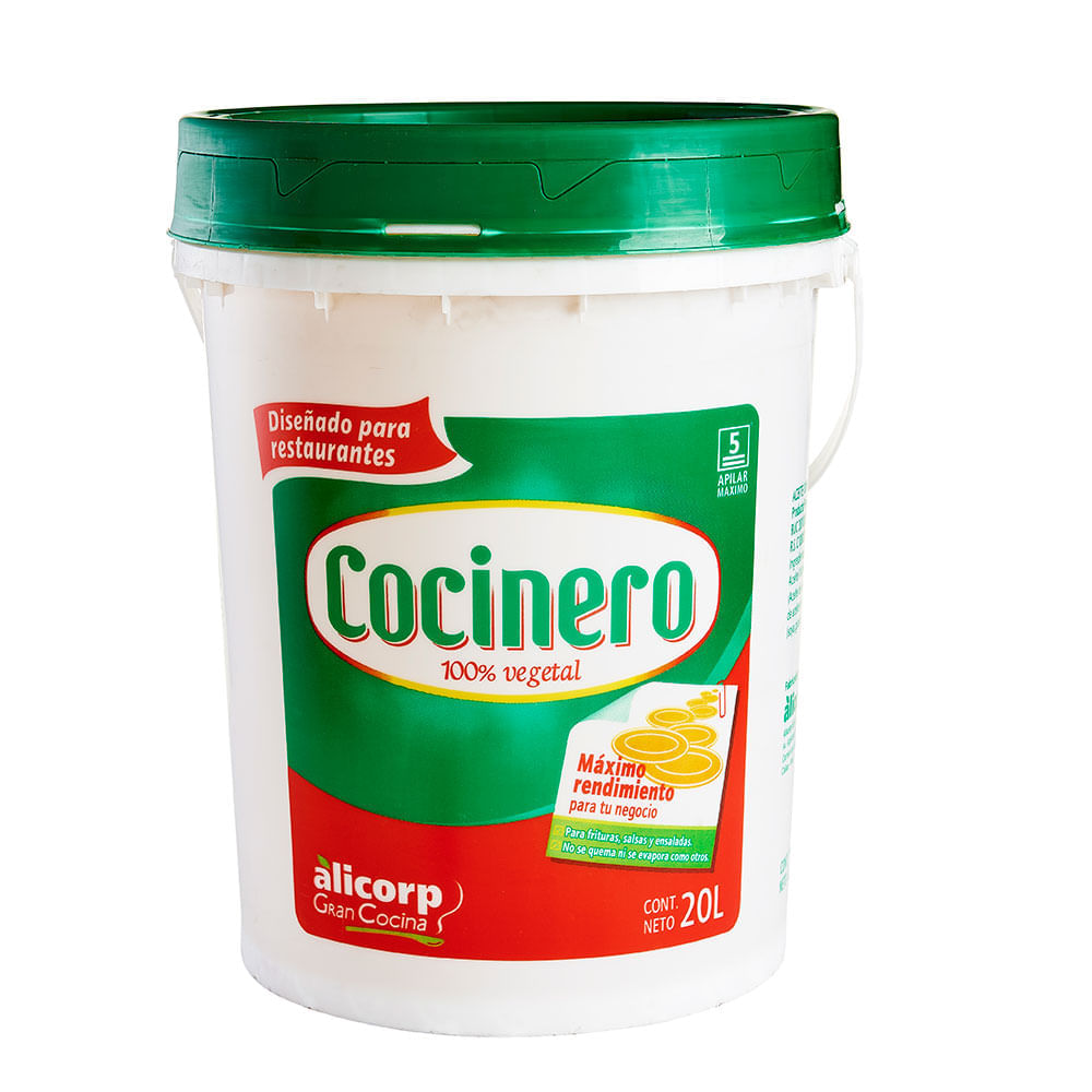 Aceite Cocinero Balde 20 Litros