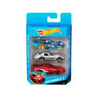 Auto de Carrera Hot Wheels 1:64 3 Piezas Surtido