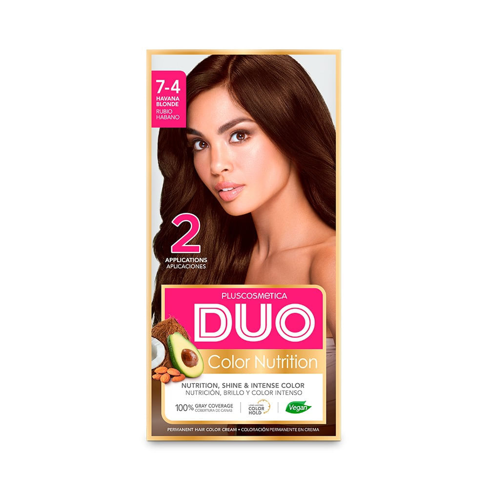 Tinte para Cabello Duo Color Nutrition 7-4 Rubio Habano - Metro.pe