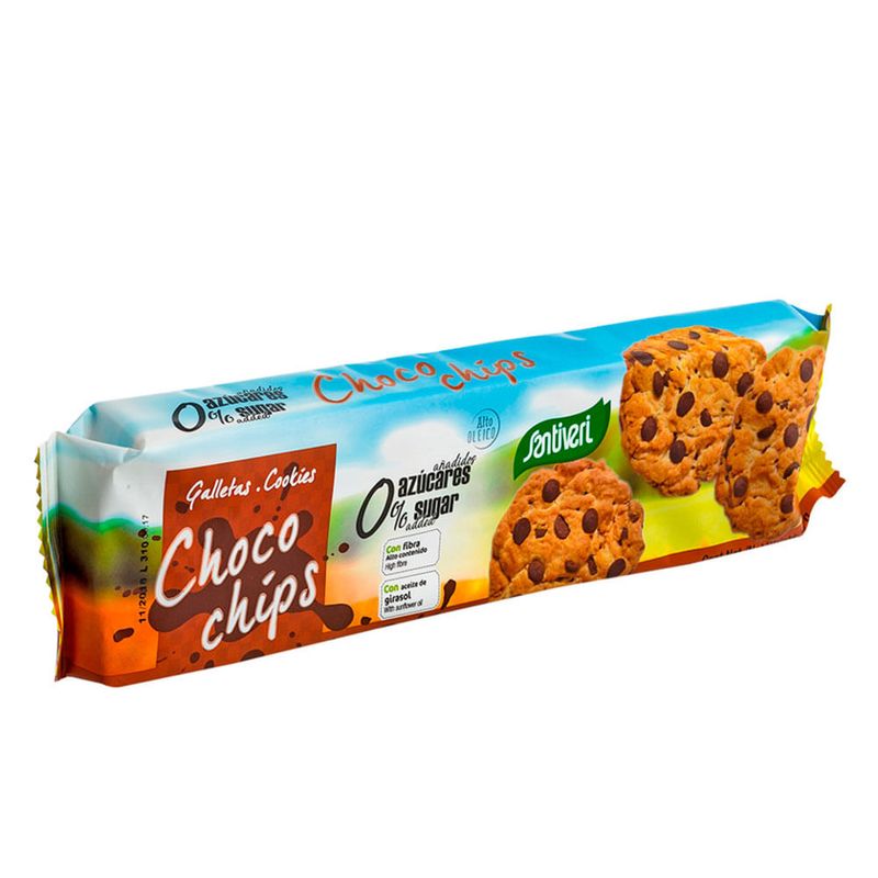 Galletas Sin Azucar Chips de Cacao 120 gr. En Linea