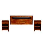 Set Rosen Ferrara: Cabecera 2 Plazas + Veladores