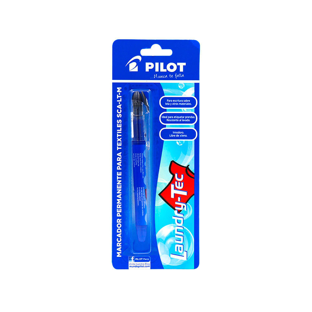 Pilot rotulador permanente para ropa laundry-tec punta de bola 1.0
