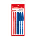 Faber-Boligrafos-034-X-6-4Azul-2Rojo-1-19907
