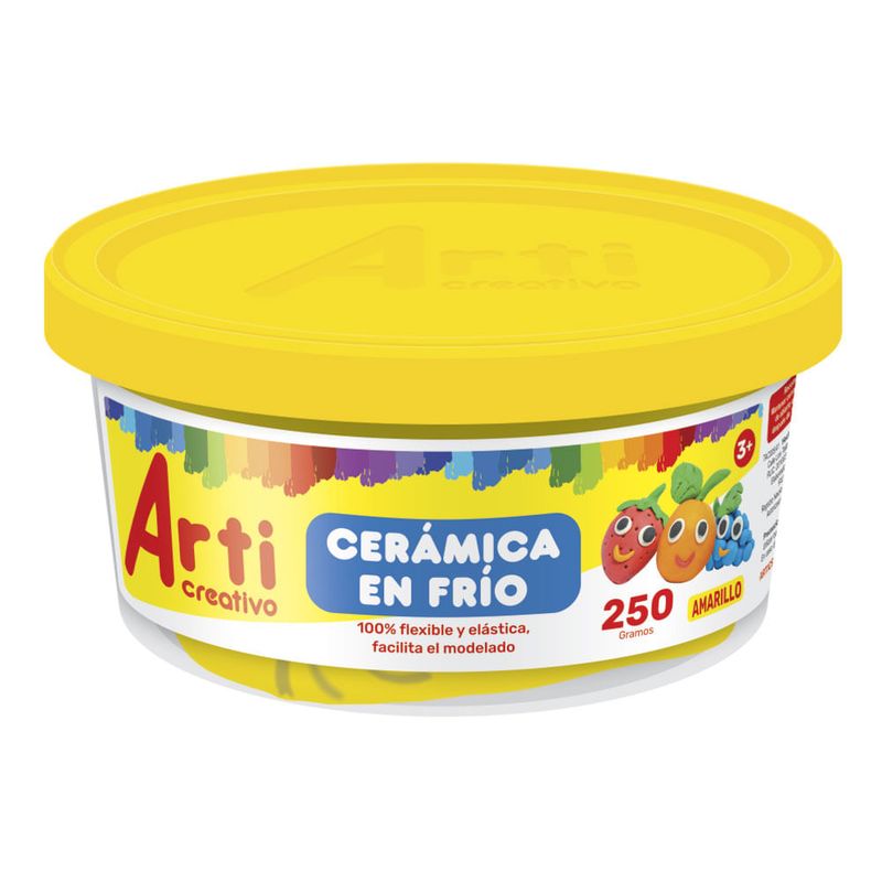 Bote Porcelana Fría - Cerámica en Frio Artesco 250 g Amarillo - Librería  IRBE Bolivia