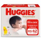 Pañales Huggies Natural Care Talla XG 42un