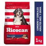 Ricocan-Alimento-para-Perros-Adultos-Raza-Mediana-Grande-Cordero-y-Cereales-Bolsa-1-Kg-1-34829195