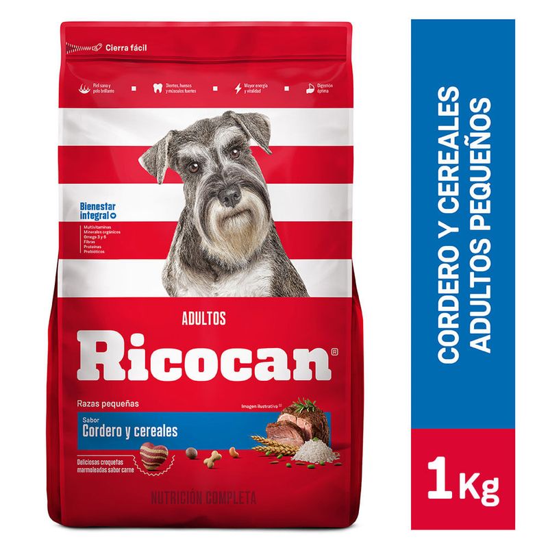 Ricocan-Alimento-para-Perros-Adultos-Raza-Peque-a-Cordero-y-Cereales-Bolsa-1-Kg-1-34829196