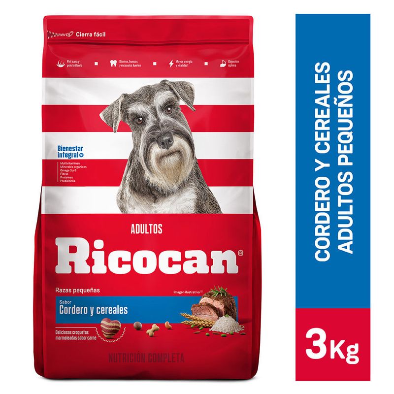 Ricocan-Alimento-para-Perros-Adultos-Raza-Peque-a-Cordero-y-Cereales-Bolsa-3-Kg-1-34829202