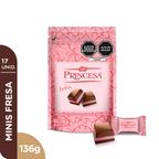 Bombones de Chocolate con Crema Sabor Fresa Princesa Doypack 17 unid