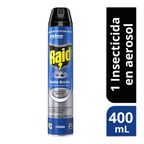 Insecticida en Aerosol Raid Doble Acción Zancudos y Moscas 400ml