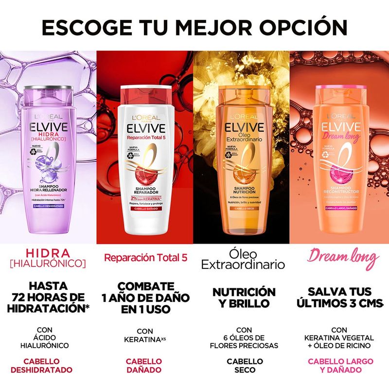 Elvive Dream Long Cuidado del cabello Shampoo