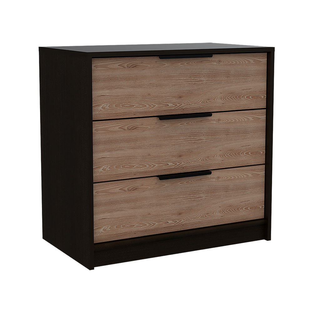 TuHome Cómoda Kaia 3 Cajones Wengue