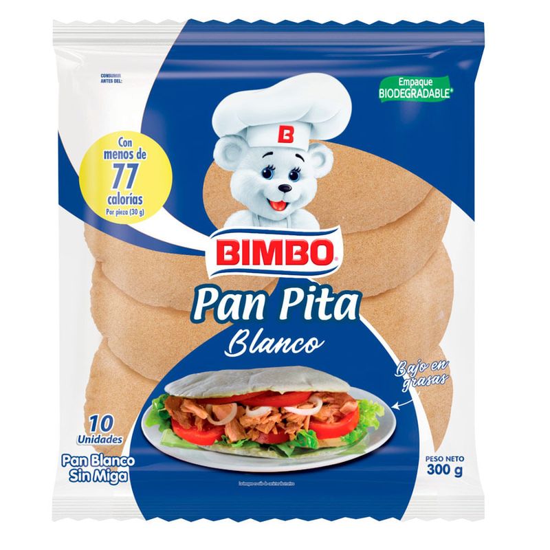 Pan Bimbo Hamburguesa Brioche Artesano 4P Bolsa 360 gr