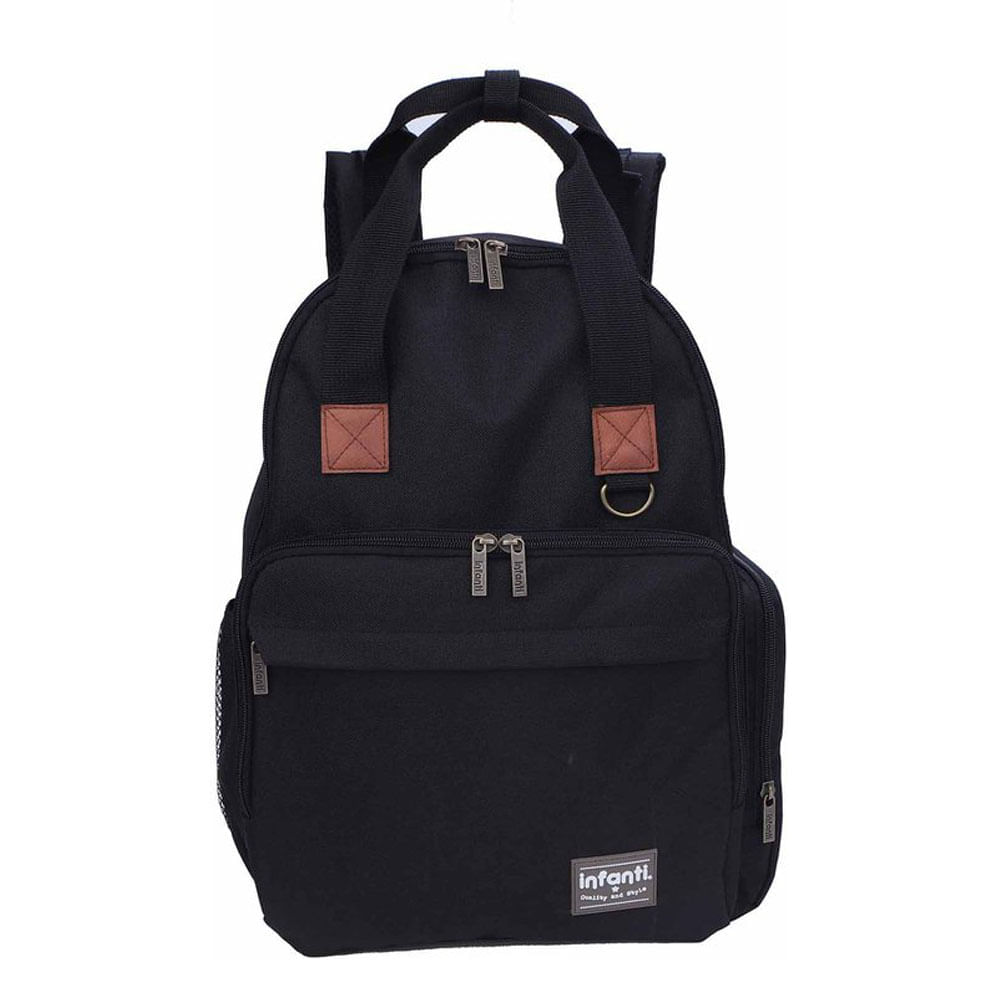 Mochila Pañalera Unisex Black