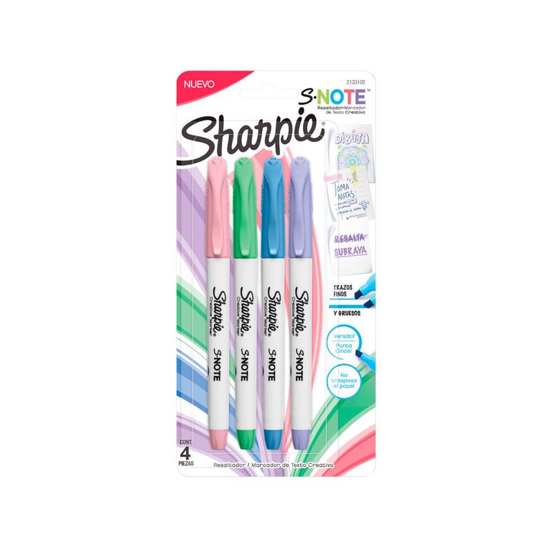 Sharpie-Resaltador-S-Note-Colores-Pastel-Pack-4-unid-1-187641676