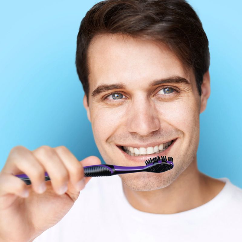 Cepillo de dientes Oral-B Doble Acción Mayor Alcance medio pack x 2 unidades