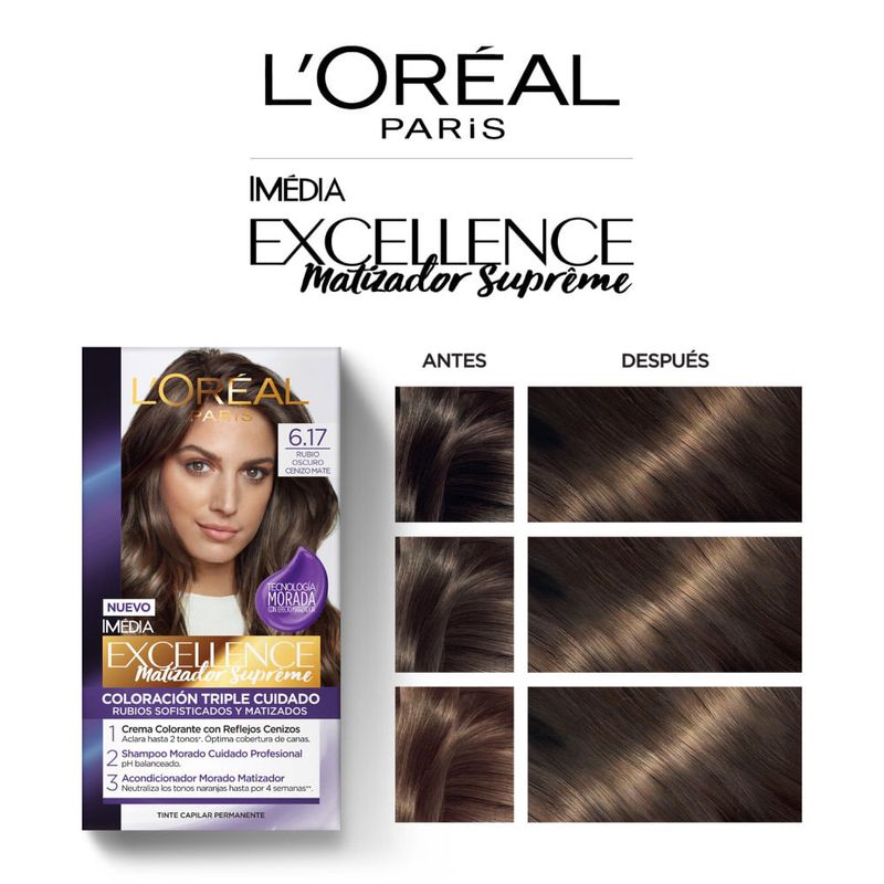 Tinte-para-Cabello-6-17-Rubio-Oscuro-Cenizo-Mate-Excellence-Caja-162-5-ml-3-188634384