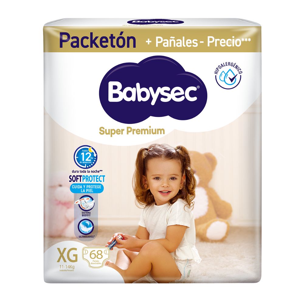 Twopack Pañales para Bebé Pampers Premium Care Talla XXG 68un 