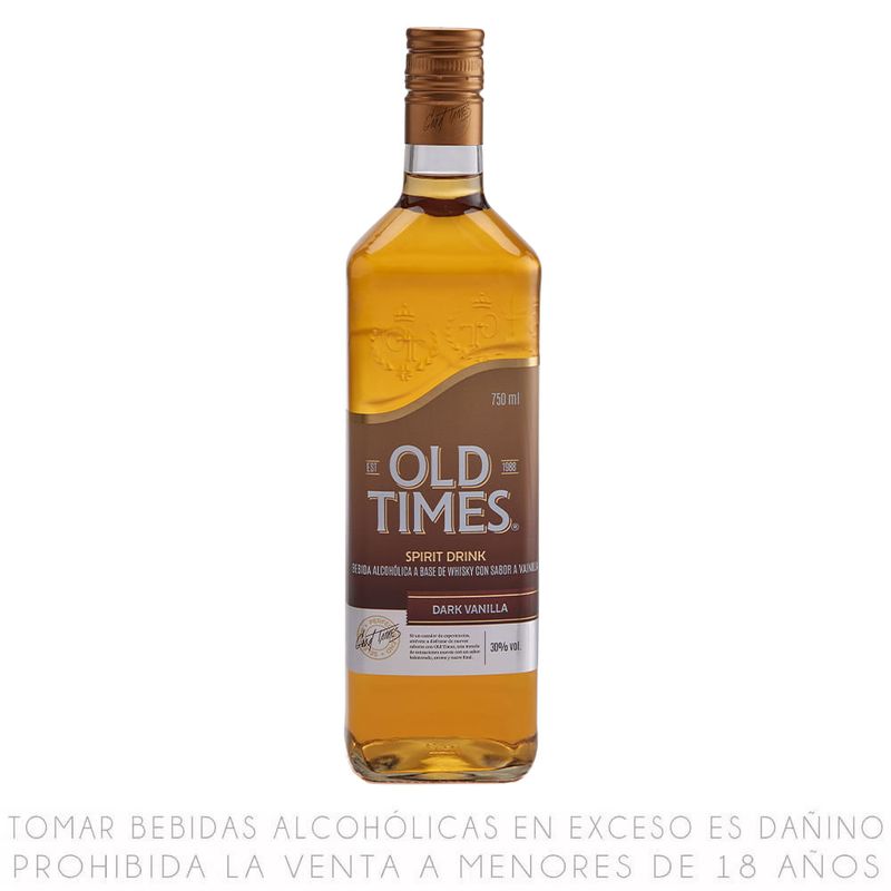 Spirit-Drink-Old-Times-Dark-Vainilla-Botella-750ml-1-314294045