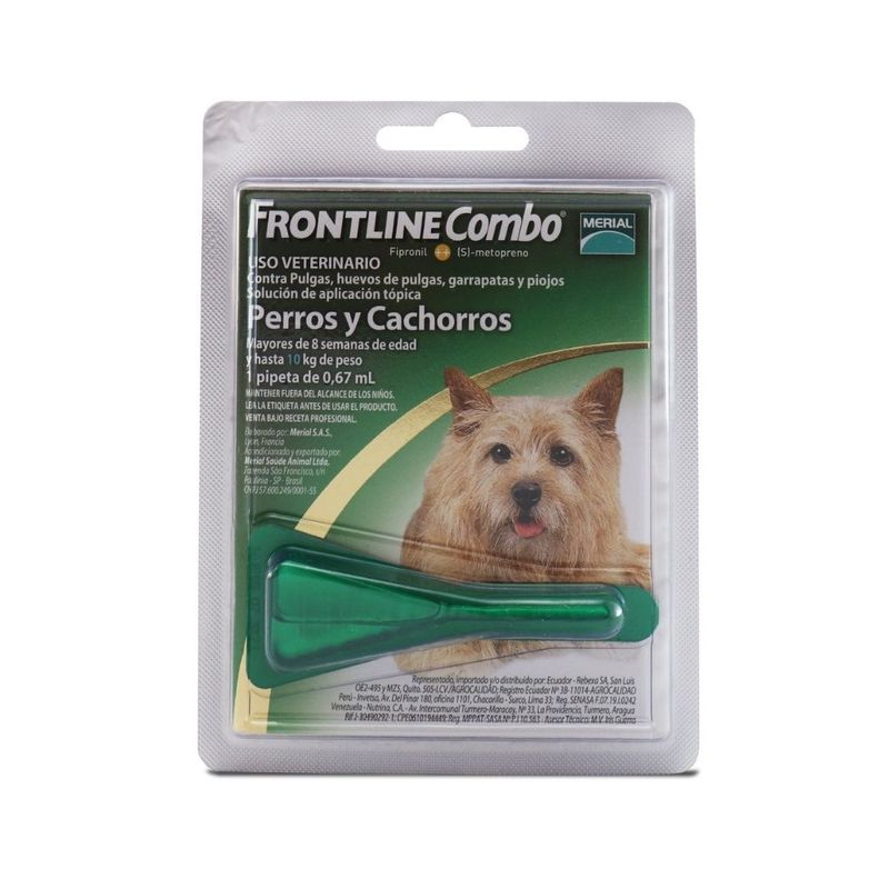 Pipeta-contra-Pulgas-para-Perros-de-hasta-10-kg-Frontline-Combo-0-67-ml-1-137307100
