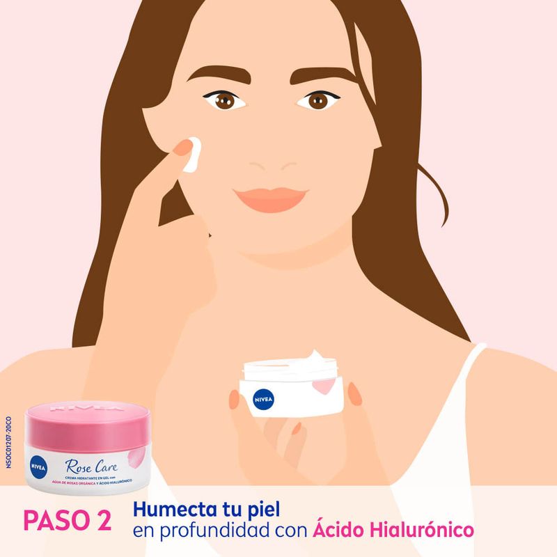 Toallitas Faciales Nivea Agua Rosas - 25 Unidades