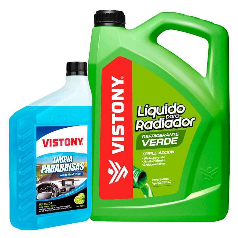 LIQUIDO PARA RADIADOR VERDE - VISTONY