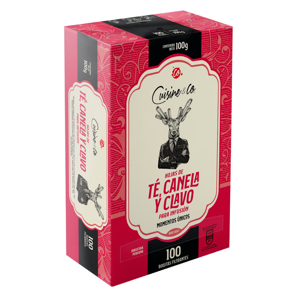 Infusiones HERBI Té Canela y Clavo Caja 25un