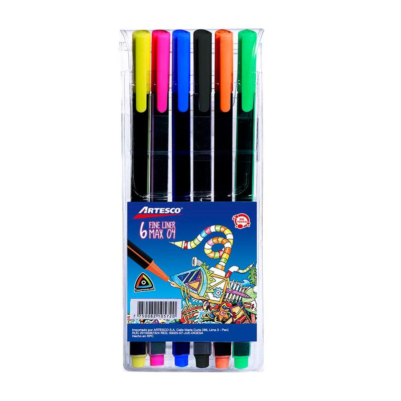 Estuche-Fine-Liner-Artesco-Triangular-6un-1-351635862