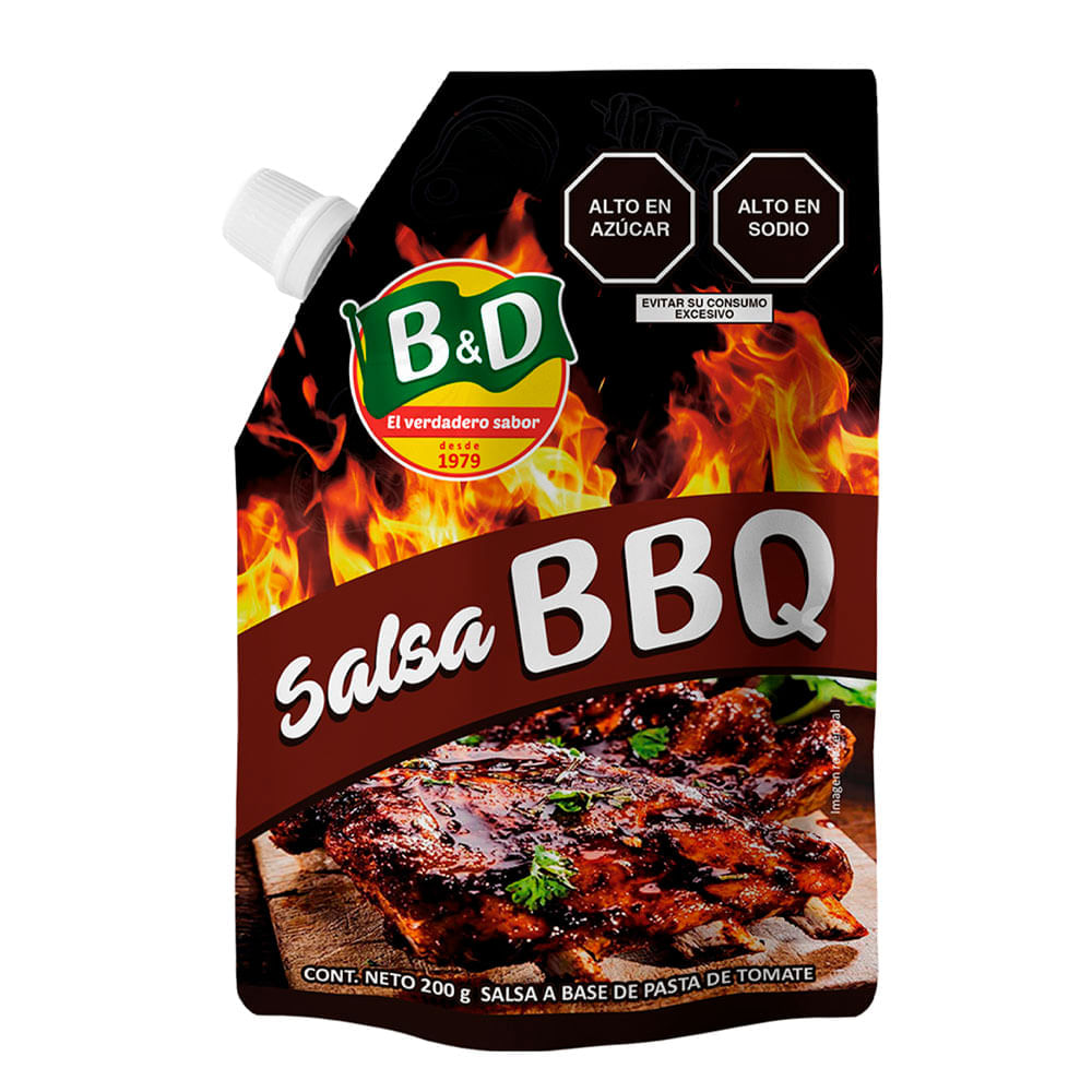 Salsa BBQ B&D Doypack 200g Metro.pe