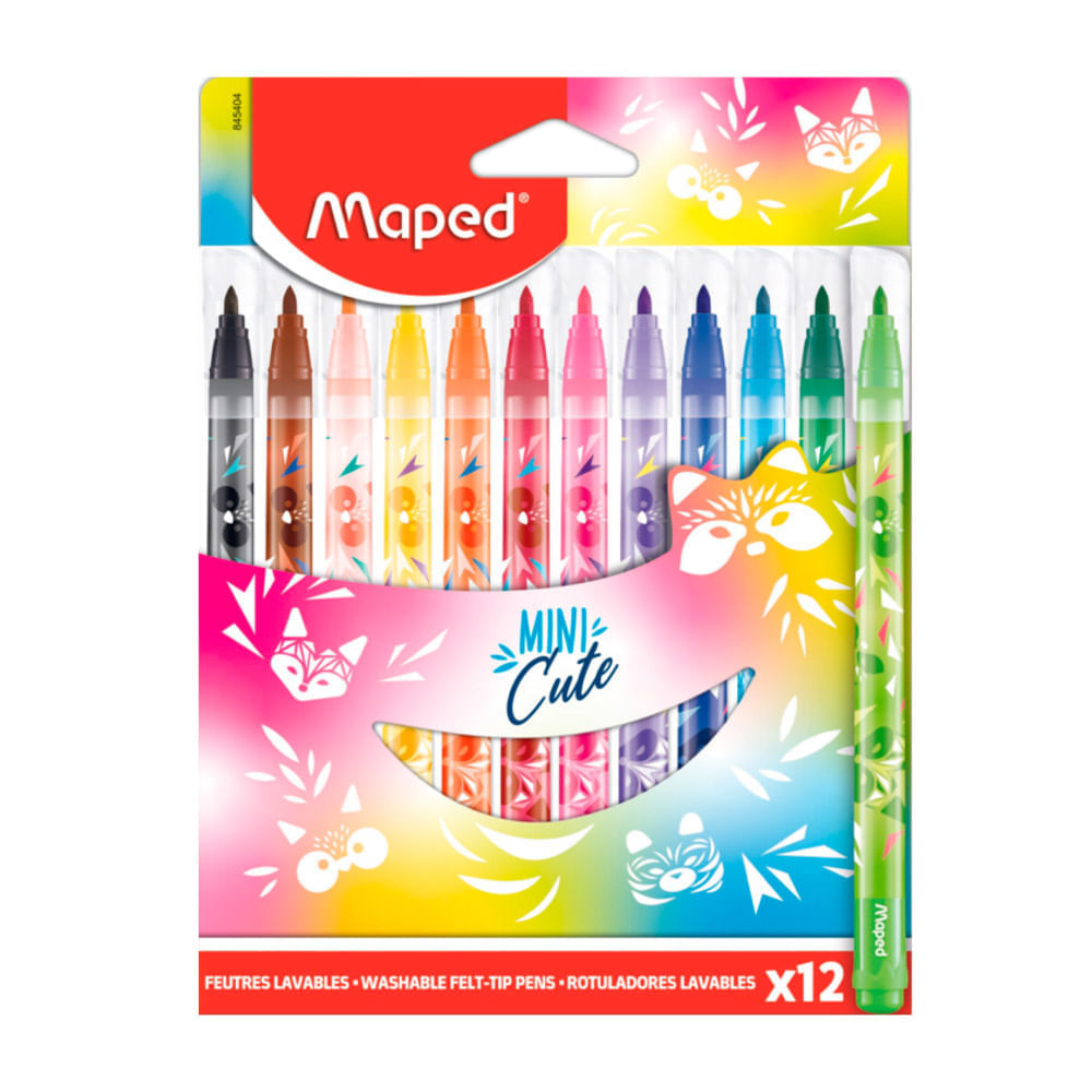 Rotuladores Pastel en estuche Maped Color'Peps Ocean Pastel 10