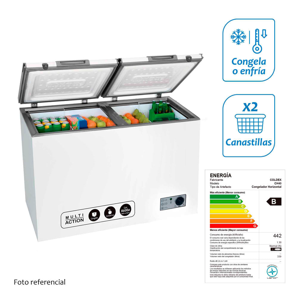 Congelador Bosch Coldex CH-10 SILVER 247 litros - Promart